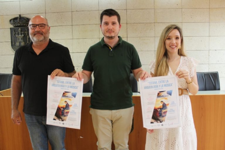 CULTURA | 
        Vídeo. La Asociación Con Forza y el Ayuntamiento presentan la jornada cultural Totana, entre la Arqueología y la Música, que se celebrará el 29 de julio