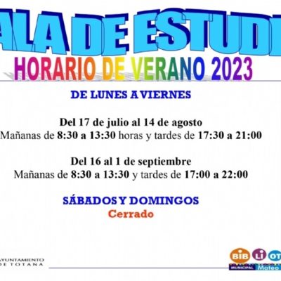 CULTURA | 
        La Sala de Estudio permanece abierta durante todo el mes de agosto para facilitar el acceso de los estudiantes de cara a los exámenes de septiembre