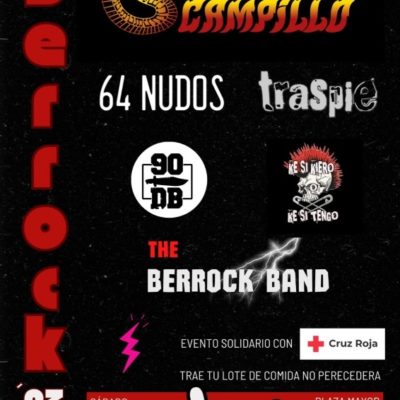 MÚSICA | ¡Vuelve el festival ‘Berrock’ el próximo sábado de agosto con la actuación de seis grupos de música!