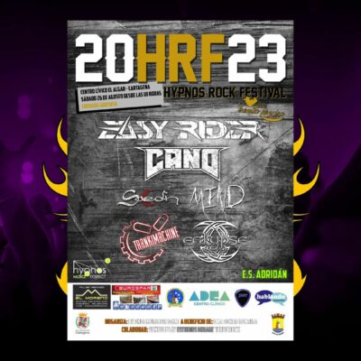 MÚSICA | VIII Hypnos Rock Festival, un festival de rock para todas las edades con espíritu solidario