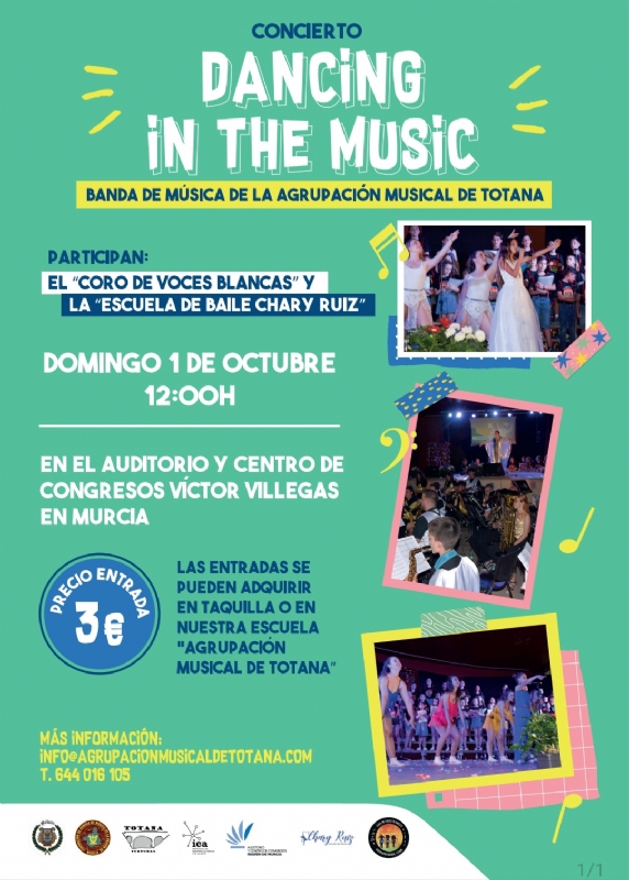 CULTURA | La Agrupación Musical de Totana participa el 1 de octubre en el Auditorio “Víctor Villegas” dentro del ciclo de conciertos de la Federación Regional de Bandas de Música