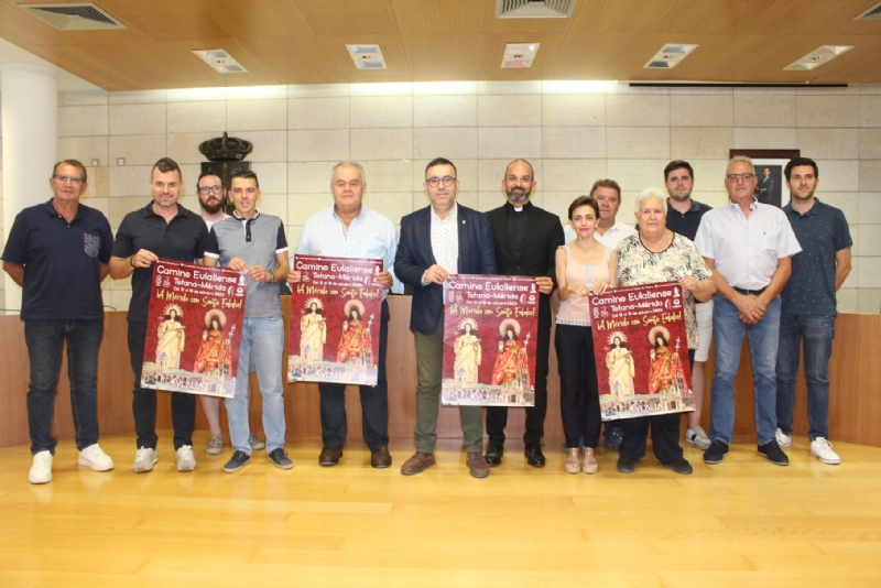 CULTURA | 
        Vídeo. El Patronato de la Funda ción La Santa presenta los detalles de las últimas etapas de la peregrinación del Camino Eulaliense Totana-Mérida, que tendrá lugar del 12 al 15 de octubre