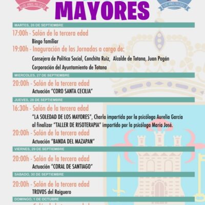 CULTURA | 
        El Centro Municipal de Personas Mayores de la plaza Balsa Vieja acoge a partir del martes la Semana Cultural de las Personas Mayores, organizada por la Asociación Nacional Popular de Pensionistas