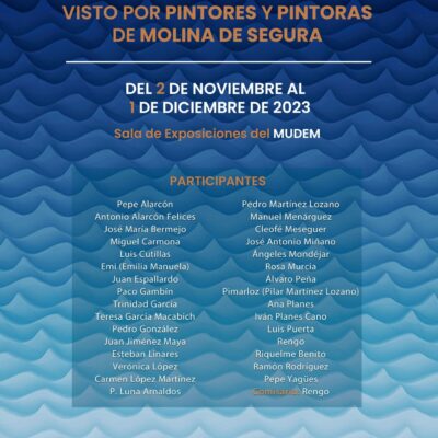 CULTURA | La Sala de Exposiciones del MUDEM acoge la muestra colectiva ‘El Mar Menor visto por pintores y pintoras de Molina de Segura’ del 2 de noviembre al 1 de diciembre