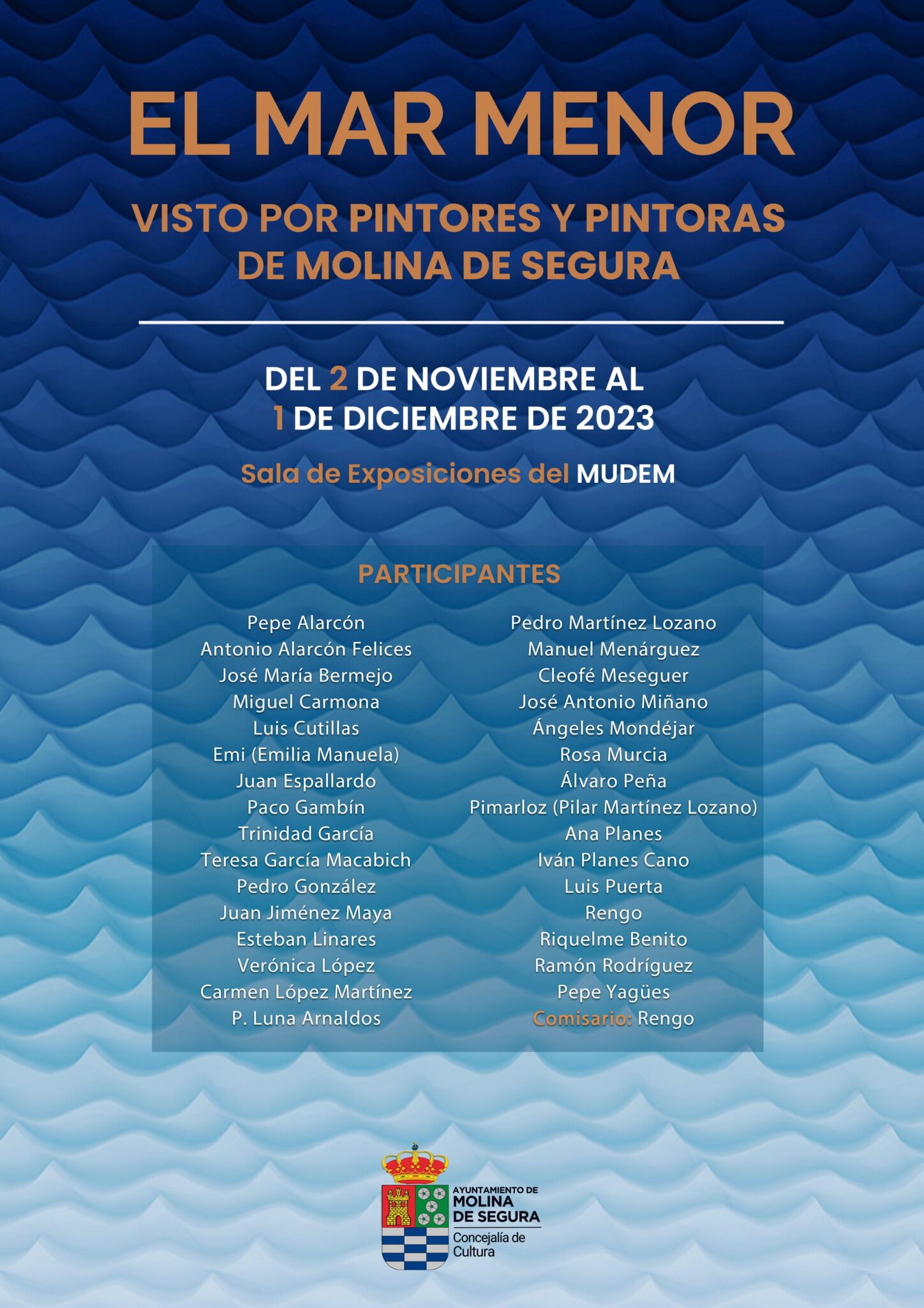 CULTURA | La Sala de Exposiciones del MUDEM acoge la muestra colectiva ‘El Mar Menor visto por pintores y pintoras de Molina de Segura’ del 2 de noviembre al 1 de diciembre