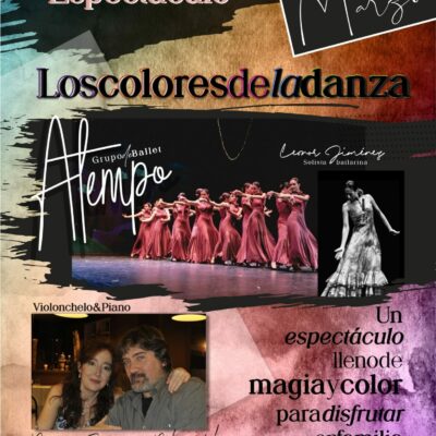 Concierto espectáculo ‘Los colores de la danza’ en el ‘Teatro Villa de Molina’ el viernes 15 de marzo