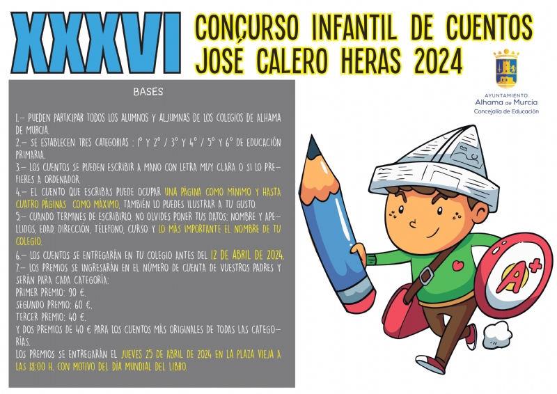 Concurso Infantil de cuentos José Calero Heras 2024