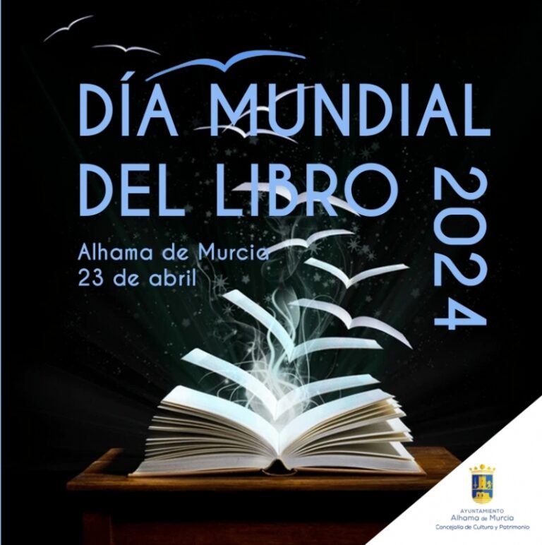 Programa de actividades para el Día Mundial del Libro 2024 en Alhama de Murcia
