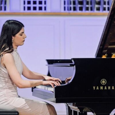 La pianista totanera, María Ángeles Ayala, que ha logra el segundo premio en el Certamen Internacional Memorial Jurica Murai-Murai Gran Prix, celebrado en Croacia