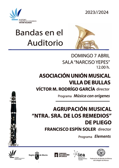 Nuevo concierto del ciclo ‘Bandas en el Auditorio’ con un doble programa