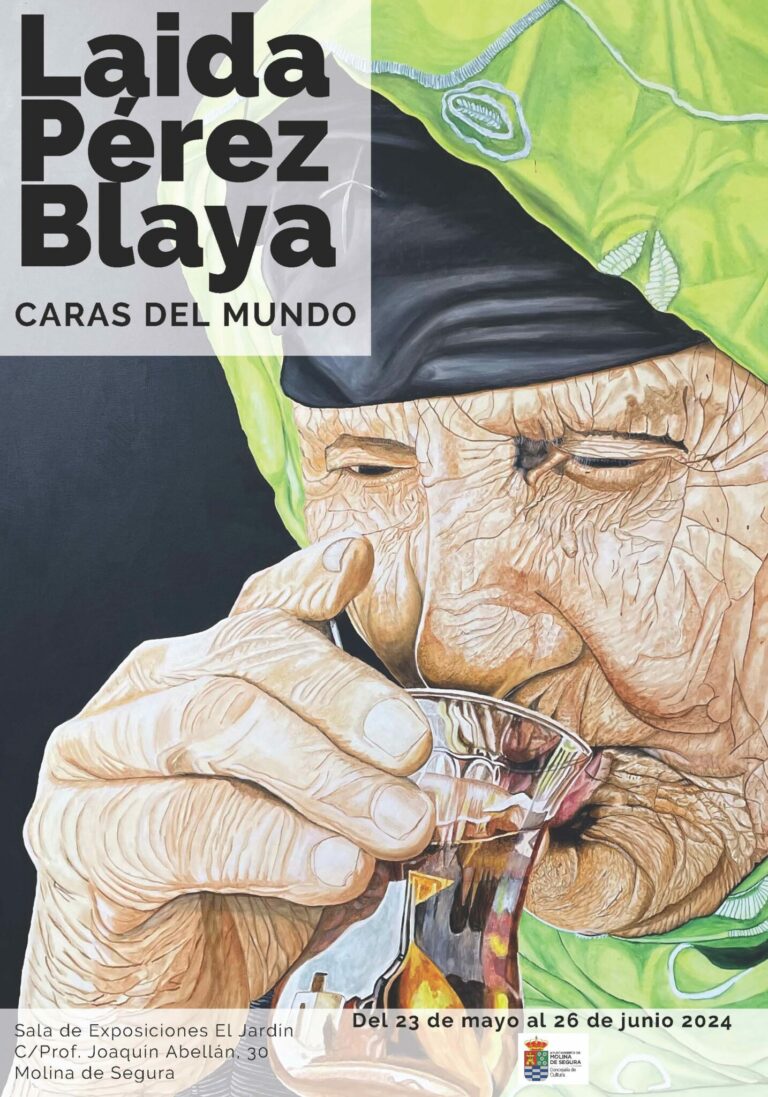 La Sala ‘El Jardín’ de Molina de Segura acoge la exposición ‘Caras del mundo’, a cargo de Laida Pérez Blaya, del 23 de mayo al 26 de junio