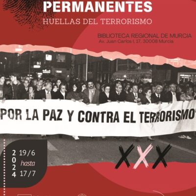 La Biblioteca Regional recupera la memoria de las víctimas de ETA con una muestra de la Sociedad Murciana de Antropología