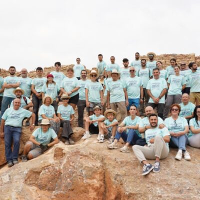 Visita al campo de trabajo del Yacimiento de Las Paleras