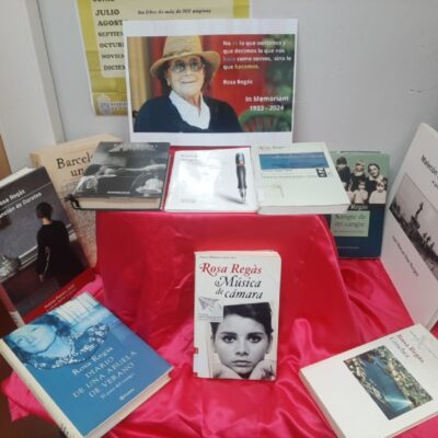 La Biblioteca Municipal «Mateo García» realiza un homenaje en memoria de la escritora Rosa Regás, fallecida ayer