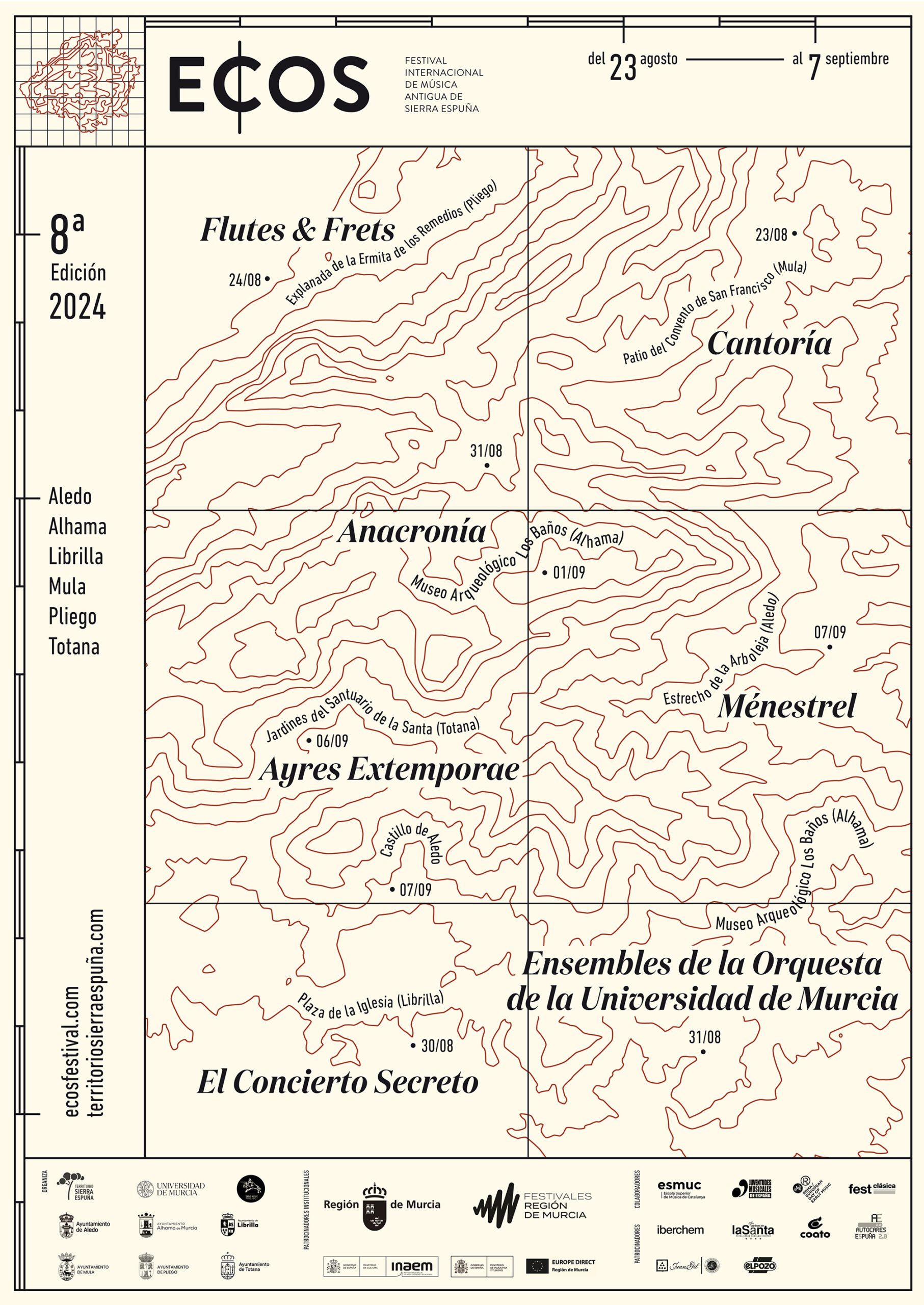 La VIII edición de ECOS de Sierra Espuña contará con artistas de Canadá, Inglaterra, Bélgica y España