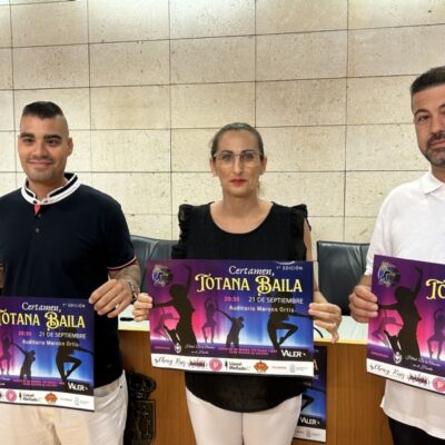 El auditorio «Marcos Ortiz» acoge este sábado (20:30 horas) el I Certamen «Totana Baila», organizado por la Hermandad de la Oración en el Huerto