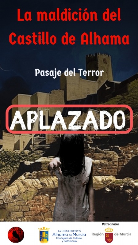 La actividad de Halloween «La Maldición del Castillo de Alhama» aplazada debido a las condiciones climáticas