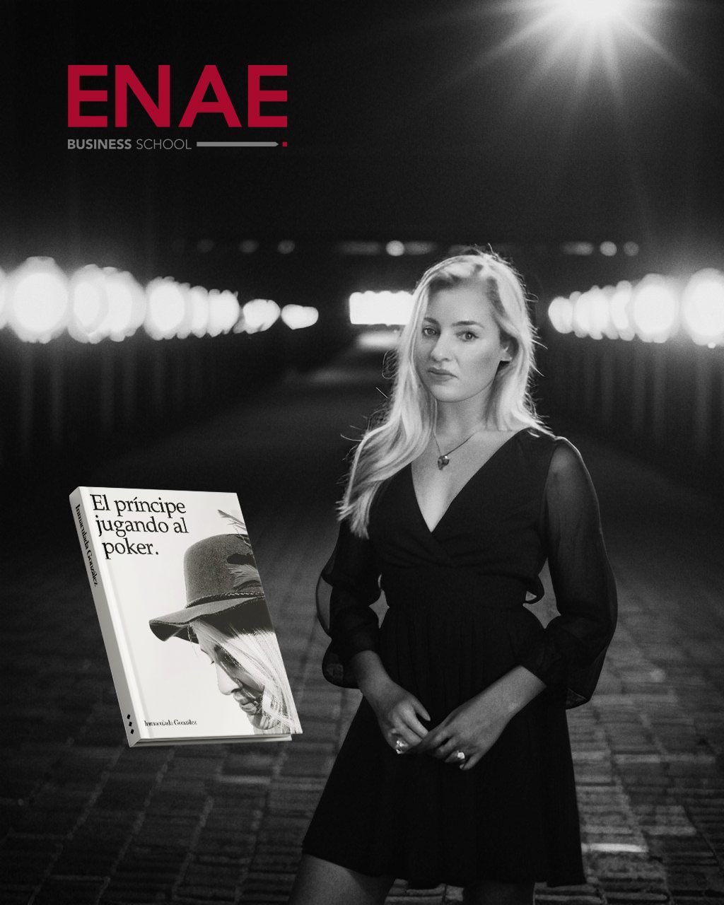 Inmaculada González Imbernon presenta su primer libro «El príncipe jugando al poker» en ENAE Business School