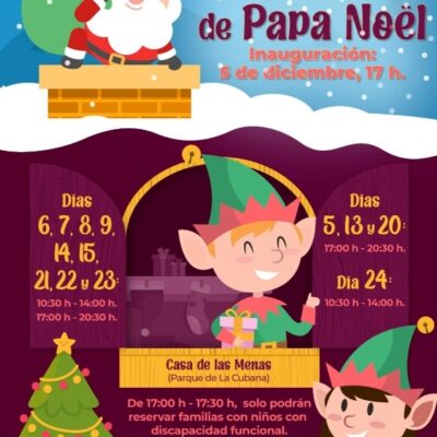 Papá Noel te espera en su casita mágica de Alhama esta Navidad 2024
