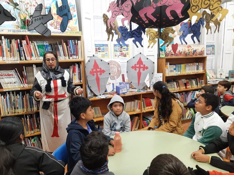 La Biblioteca Municipal Mateo García realiza varias actividades de animación a la lectura con varios colectivos sociales del municipio