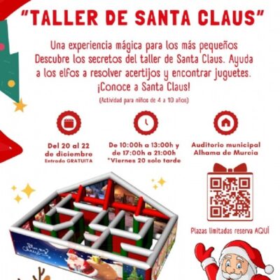 Taller de Santa Claus en Alhama de Murcia